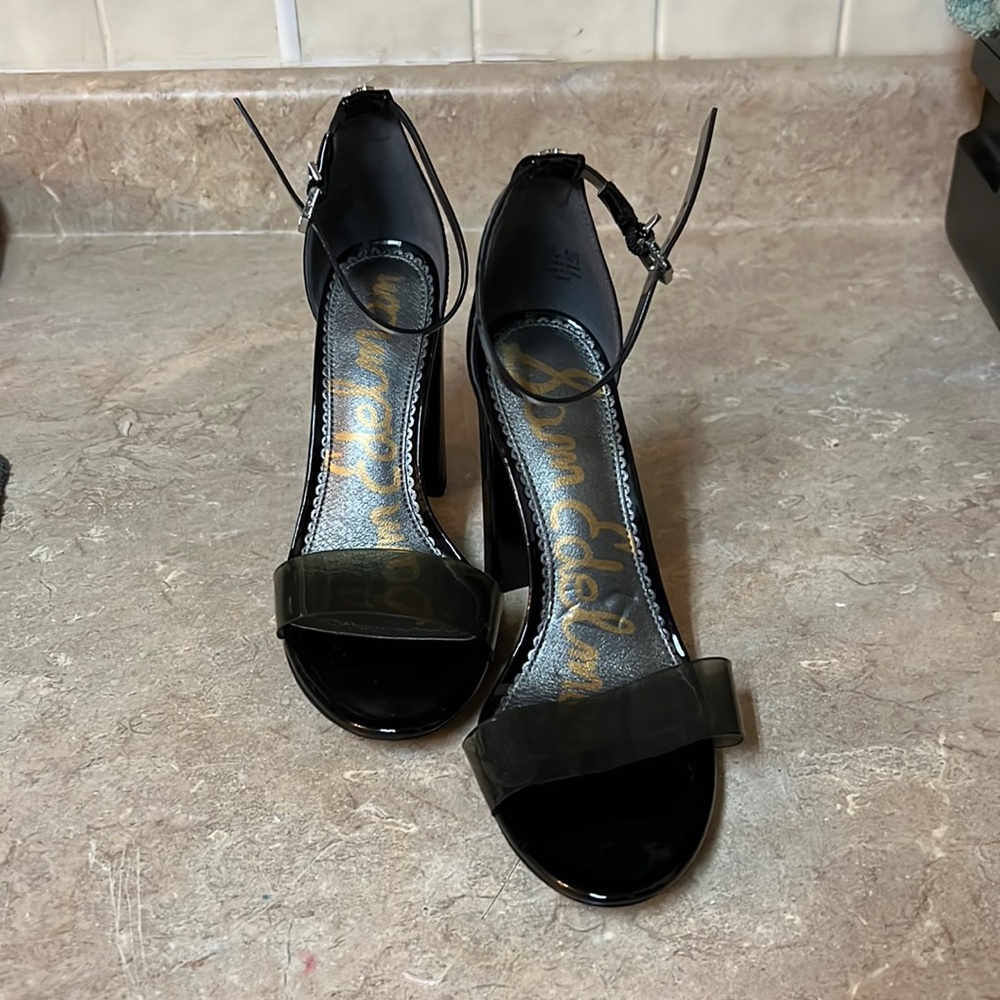 Sam Edelman chunky heels size 6 1/2